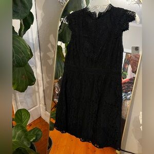 Blu Pepper Black Tiered Ruffled Mini Dress